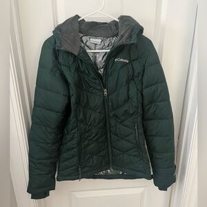 Columbia Women's Forest Green Puffer Coat